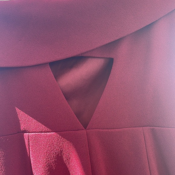 Katie May - Titan Bordeaux One Shoulder Cutout Dress - Bordeaux 0 - Picture 8 of 14